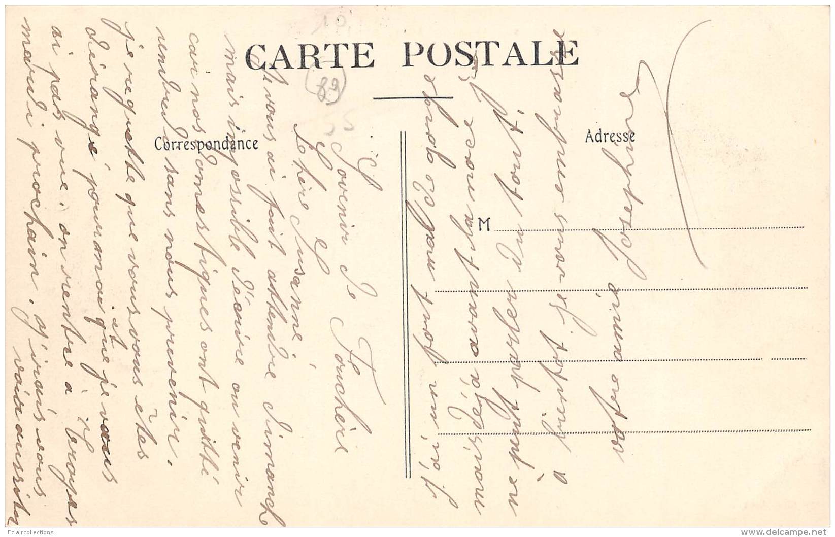 Fouchères       89     Ancien Prieuré. Ferme Carrée     (Voir  Scan) - Altri & Non Classificati