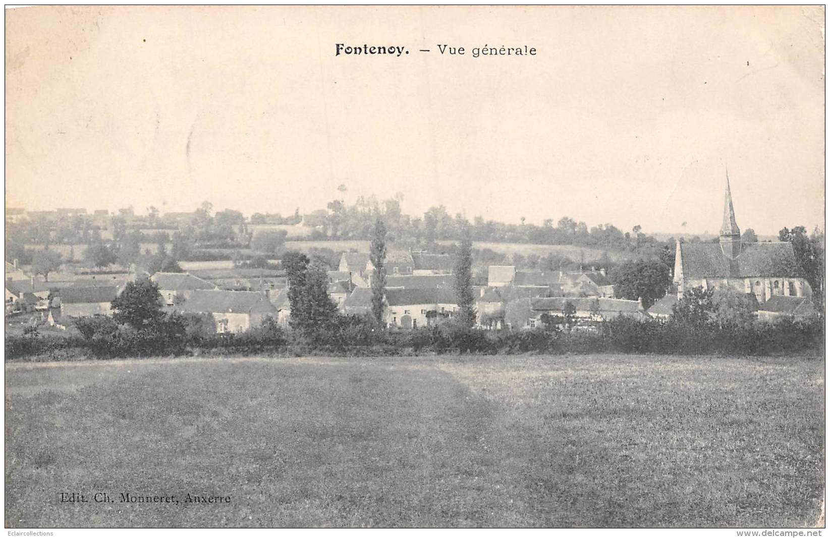 Fontenoy       89     Vue Générale     (Voir  Scan) - Autres & Non Classés