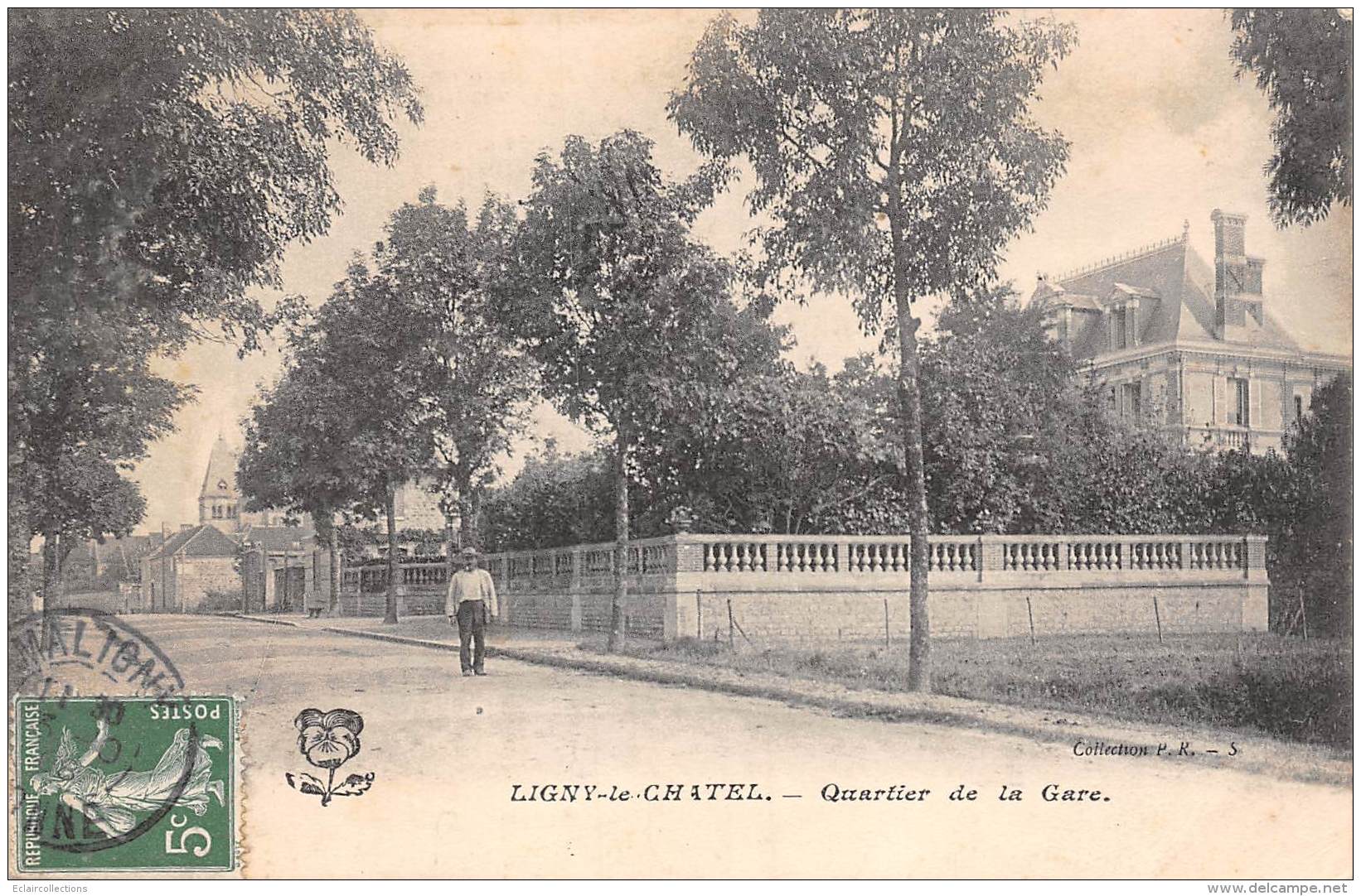 Ligny Le Chatel    89      Quartier De La Gare    (Voir  Scan) - Ligny Le Chatel