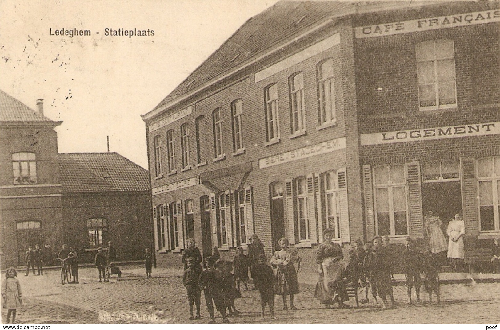 Ledeghem / Ledegem : Statieplaats (Feldpost 1915  -- Zie Scan Achterzijde) - Ledegem