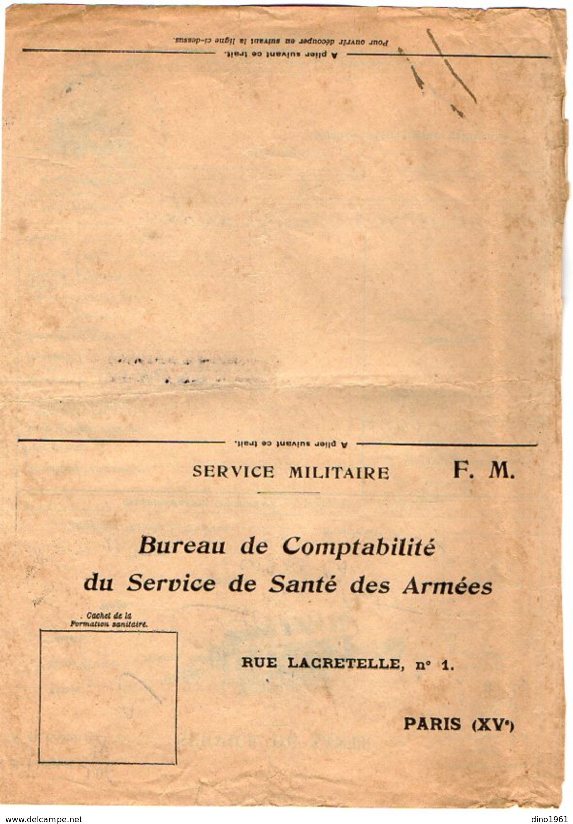 VP7366 - MILITARIA - Franchise Militaire - Hopital Militaire De TREVES - Brigadier J.B CLERGEAU Au 402 ème Rgt  D.C.A - Documenti