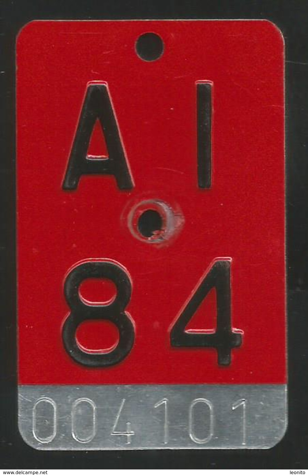 Velonummer Appenzell Innerrhoden AI 84 - Number Plates