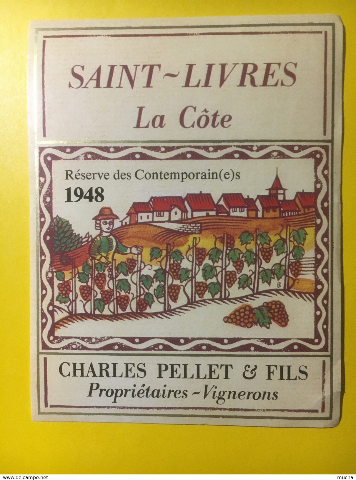 3153 -  Suisse Vaud Saint-Livres La Côte Réserve Des Contemporain(e)s 1948 - Autres & Non Classés