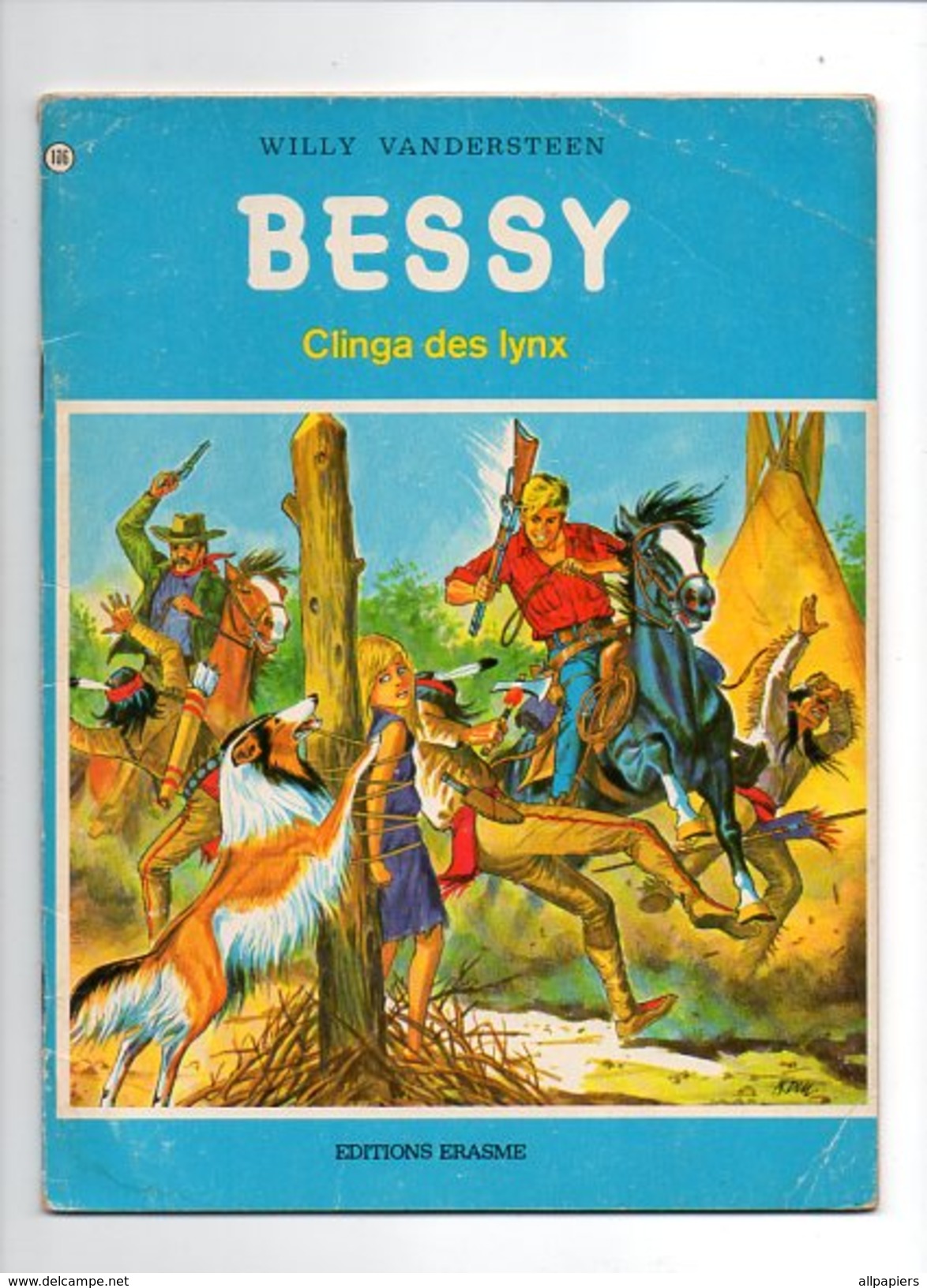 Bessy N°106 Clinga Des Lynx Par Willy Vandersteen - Edition De 1980 - Bessy