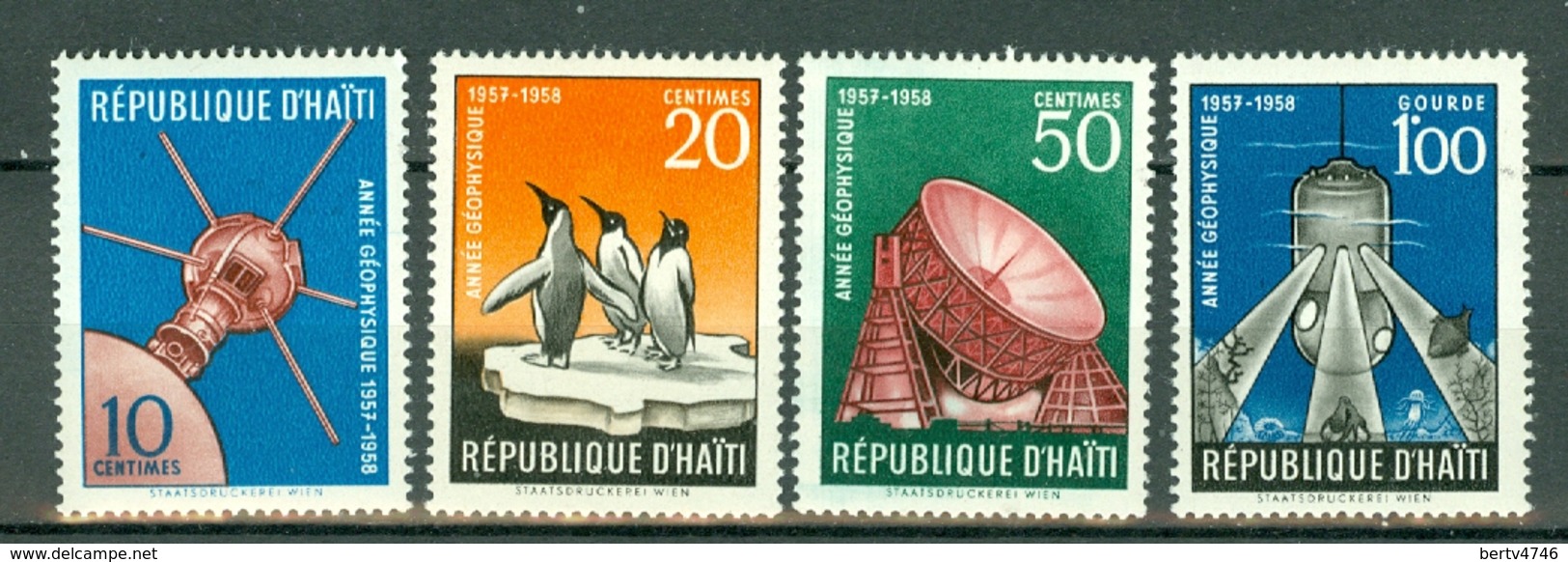 Haiti 1958 Yv 384/387* , MH - Haïti