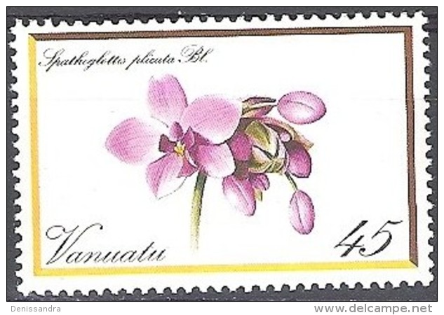 Vanuatu 1982 Michel 629 Neuf ** Cote (2005) 1.50 Euro Fleur Orchidée Spathoglottis Plicata - Vanuatu (1980-...)