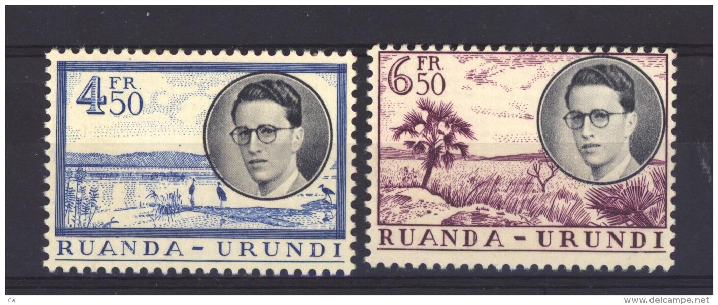 Ruanda- Urundi  :  Yv  198-99  ** - Neufs