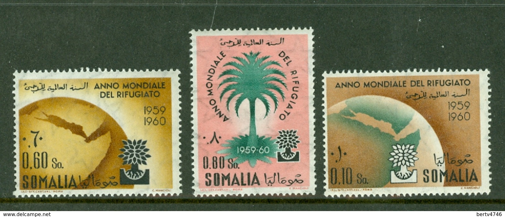 Somalia 1960 Yv 277/79**, Sc 239/241** MNH - Somalie (1960-...)