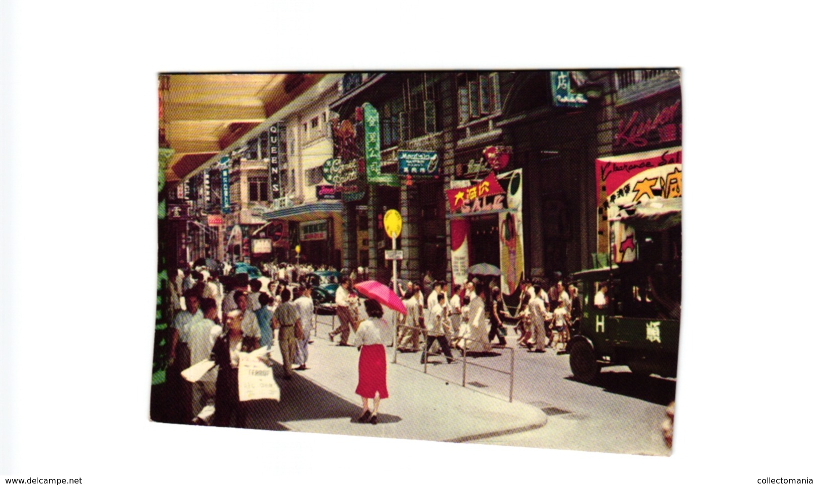 2Postcards        HONG KONG     Queen's Road Central Publ Sternberg - China (Hong Kong)