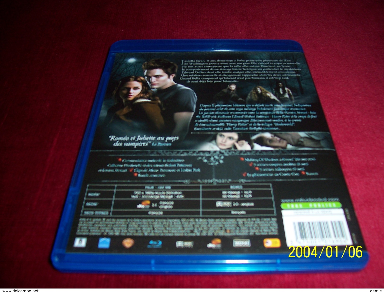 TWILIGHT  ° CHAPITRE 1 FASCINATION  BLU RAY DISC - Sciences-Fictions Et Fantaisie