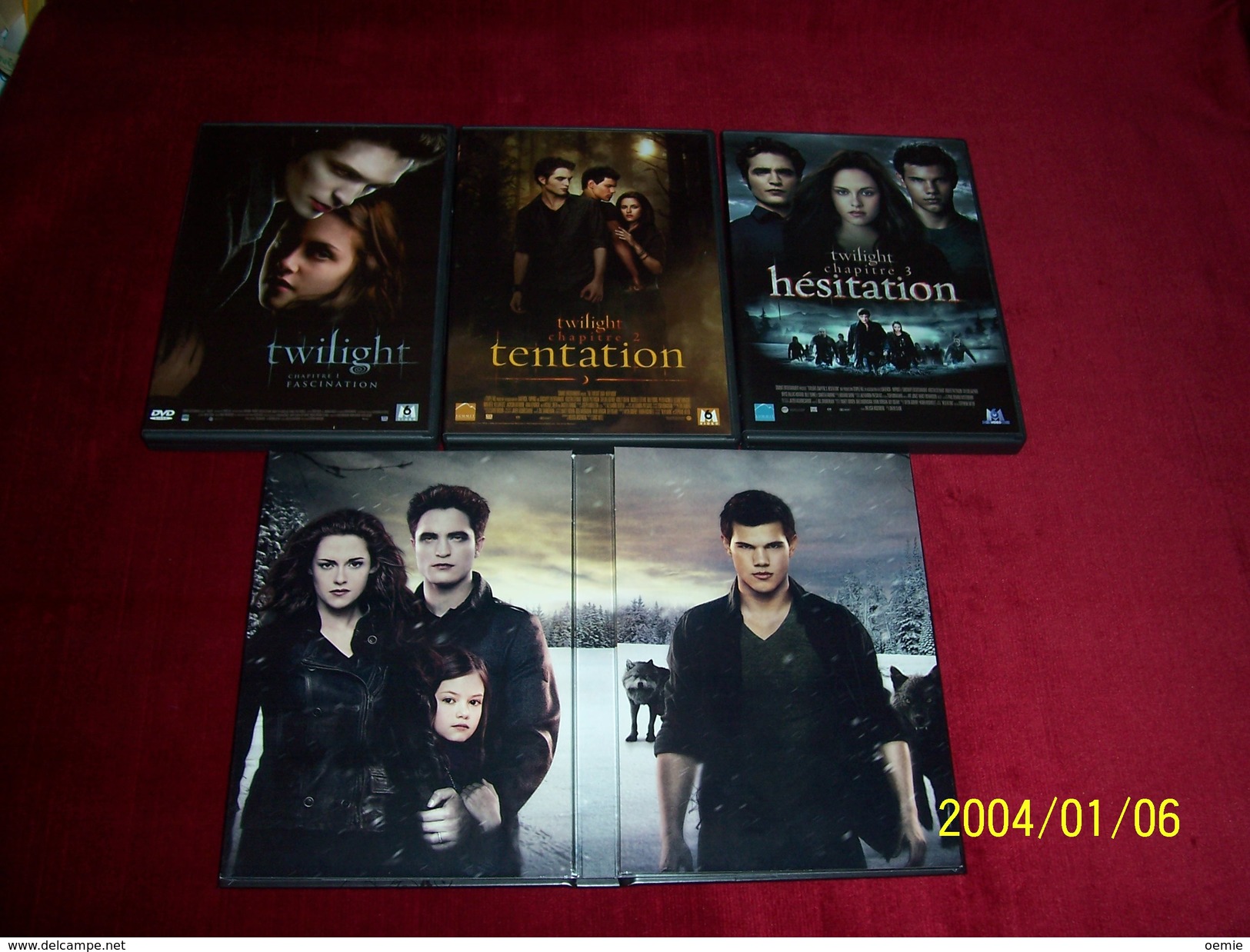 TWILIGHT  ° LES 5 SAISONS  °FASCINATION +TENTATION + HESITATION + REVELATION  4 ET 5  + BONUS - Sci-Fi, Fantasy