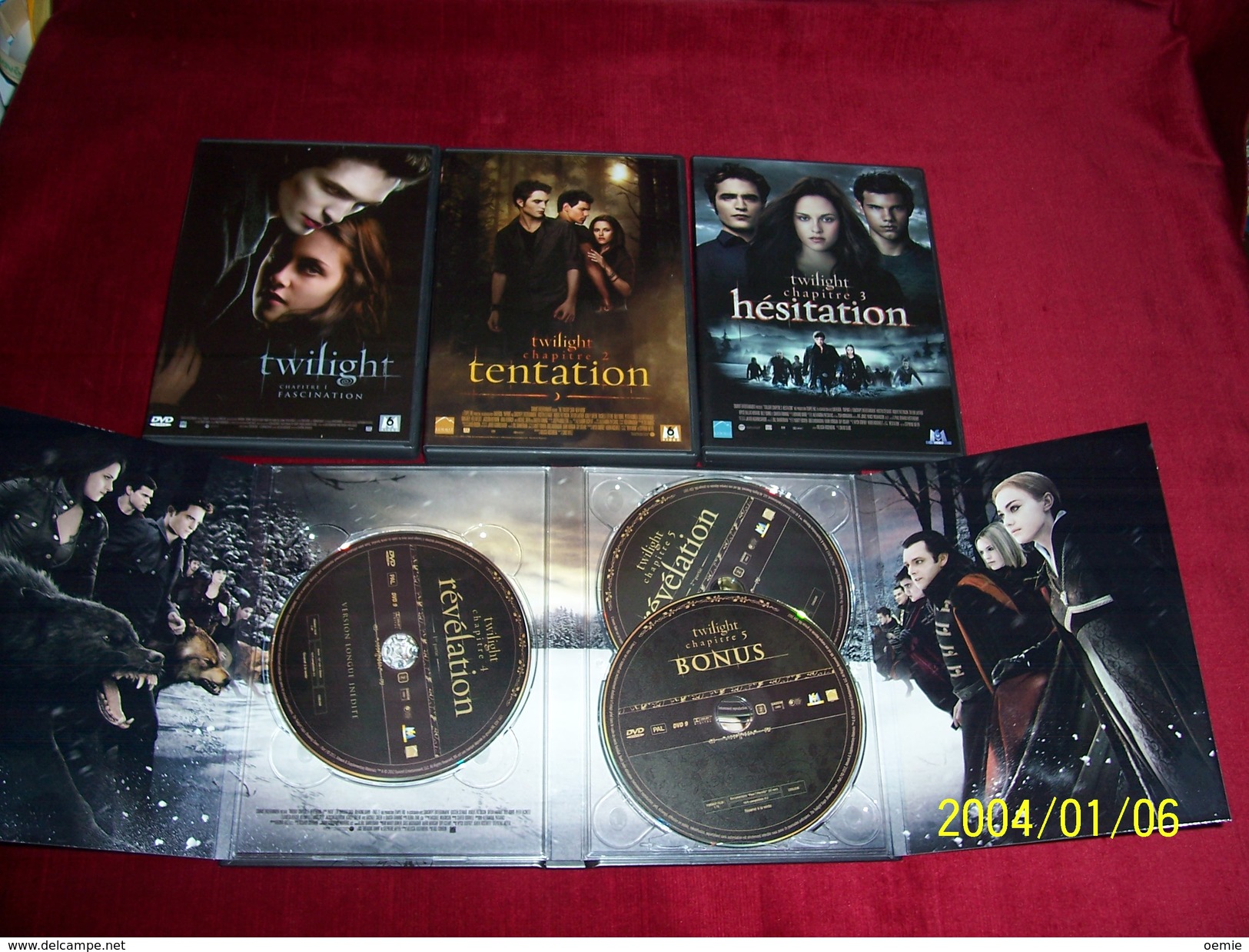 TWILIGHT  ° LES 5 SAISONS  °FASCINATION +TENTATION + HESITATION + REVELATION  4 ET 5  + BONUS - Ciencia Ficción Y Fantasía