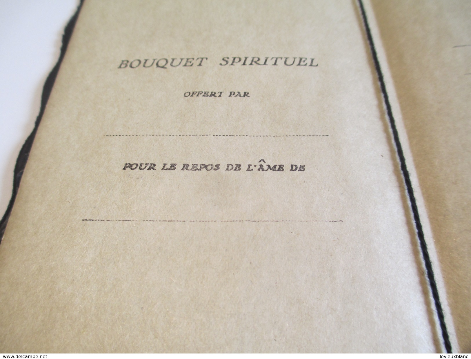 Bouquet Spirituel/ Carte D'actes De Dévotion/Canada /Pour Le Repos De L'âme De .../Non Utilisée/Vers 1920-1940/ FPD100 - Décès