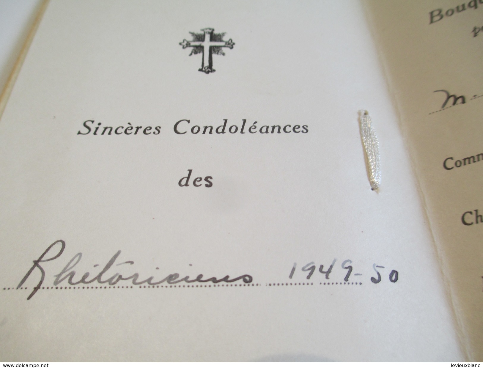 Bouquet Spirituel/ Carte D'actes De Dévotion/Canada /Pour Le Repos De L'âme De Léger Méthot/1949-50       / FPD104 - Obituary Notices