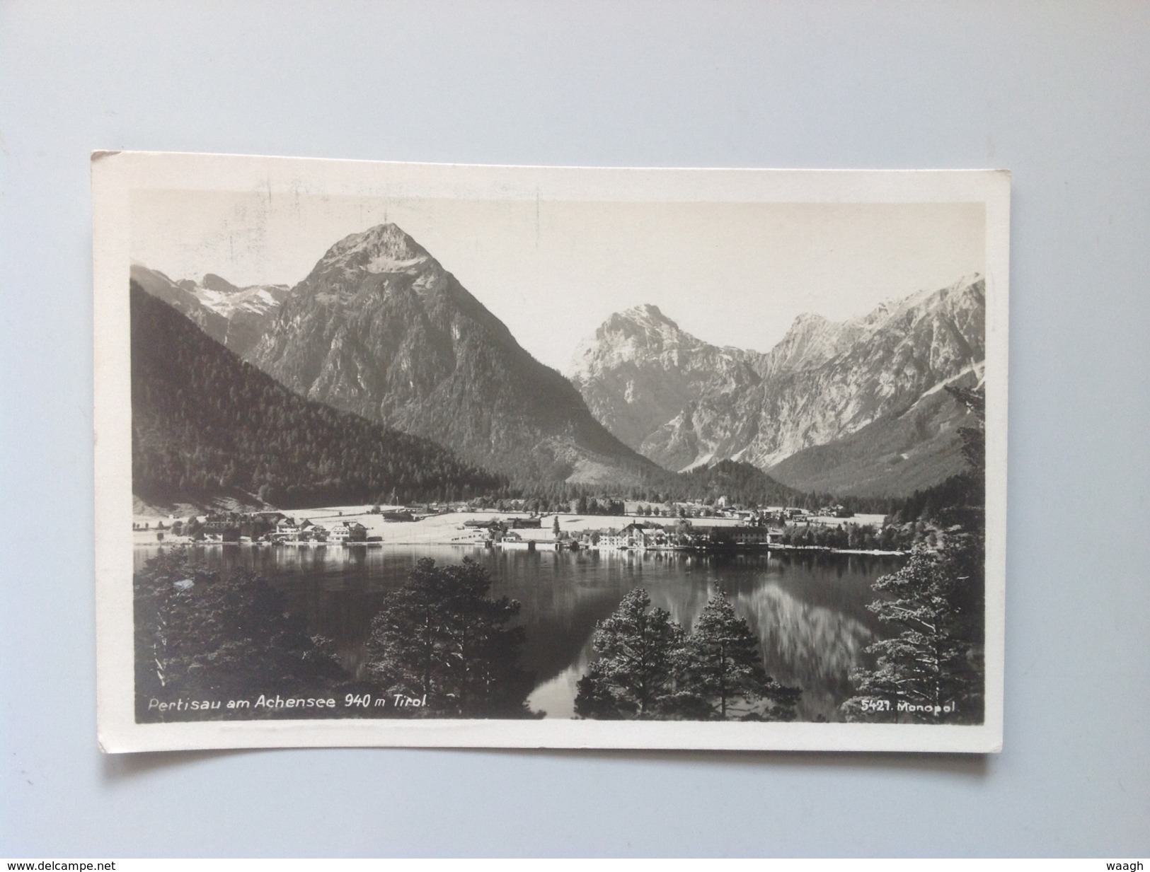 5429 - PERTISAU Am Achensee 940m Tirol - 1928 Timbrée - Pertisau