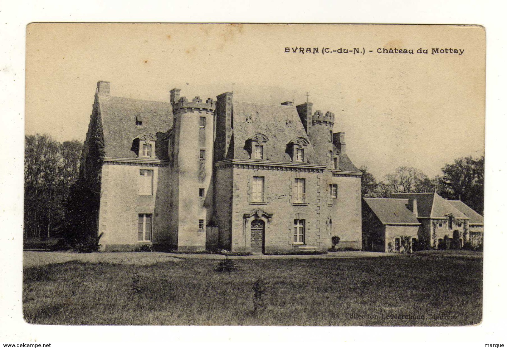 Cpa N° 95 EVRAN Château Du Mottay - Evran