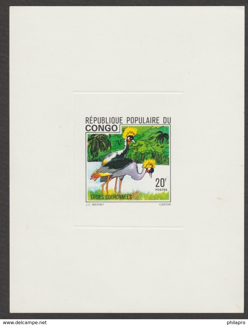CONGO  PROOF / EPREUVE  OISEAUX / BIRDS    **MNH  VF   Réf  G 637A - Autres & Non Classés