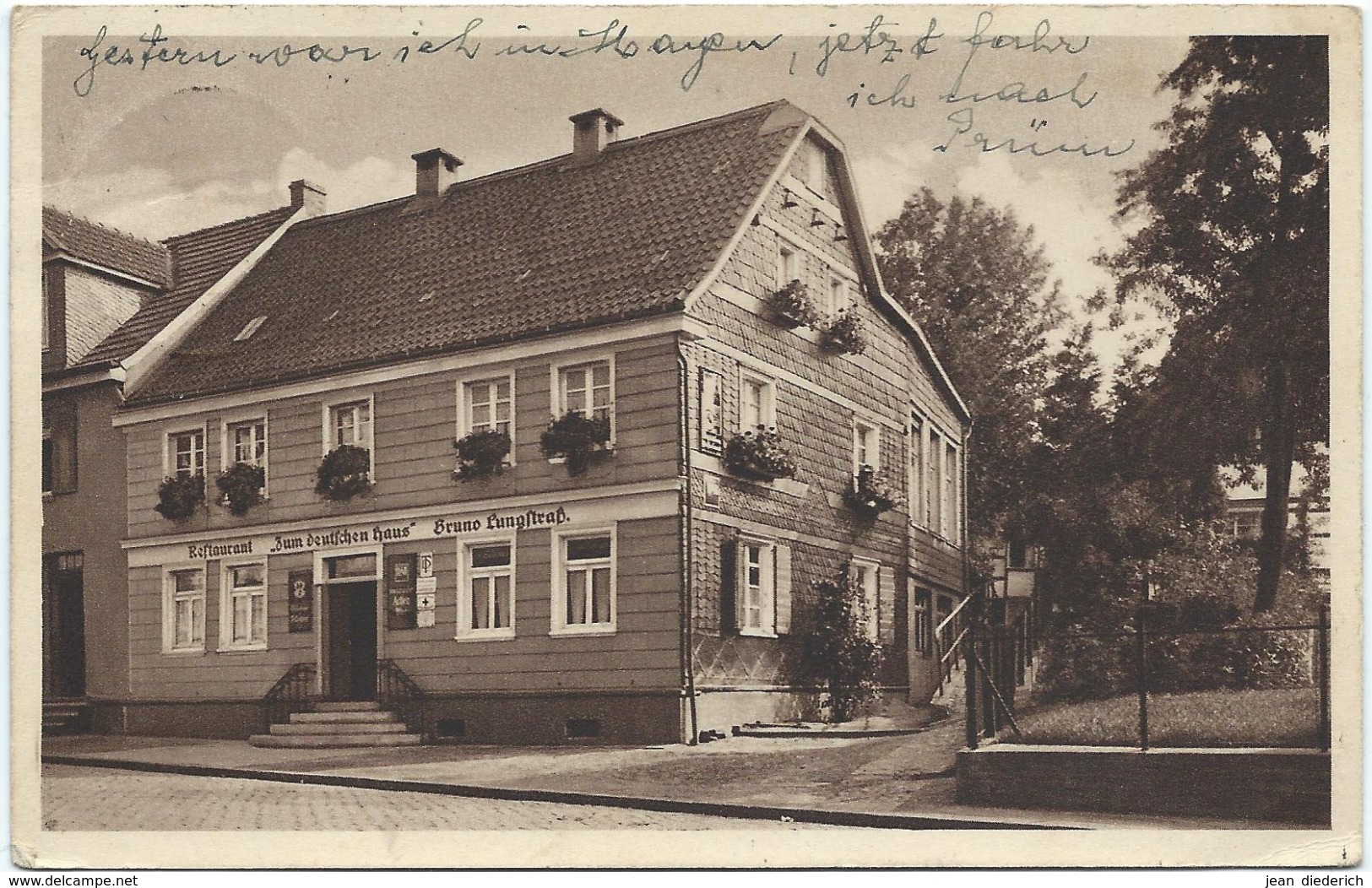 Burscheid - Restaurant "Zum Deutschen Haus" - Bes. Bruno Lungstraß (ca. 1932) - Autres & Non Classés