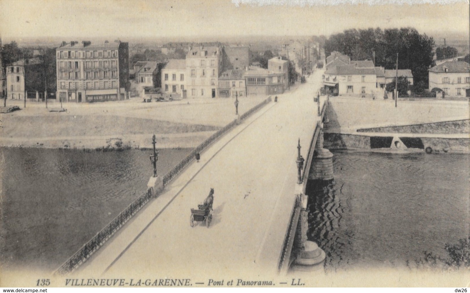 Villeneuve La Garenne - Pont Et Panorama - Carte LL N° 135 Non Circulée - Villeneuve La Garenne