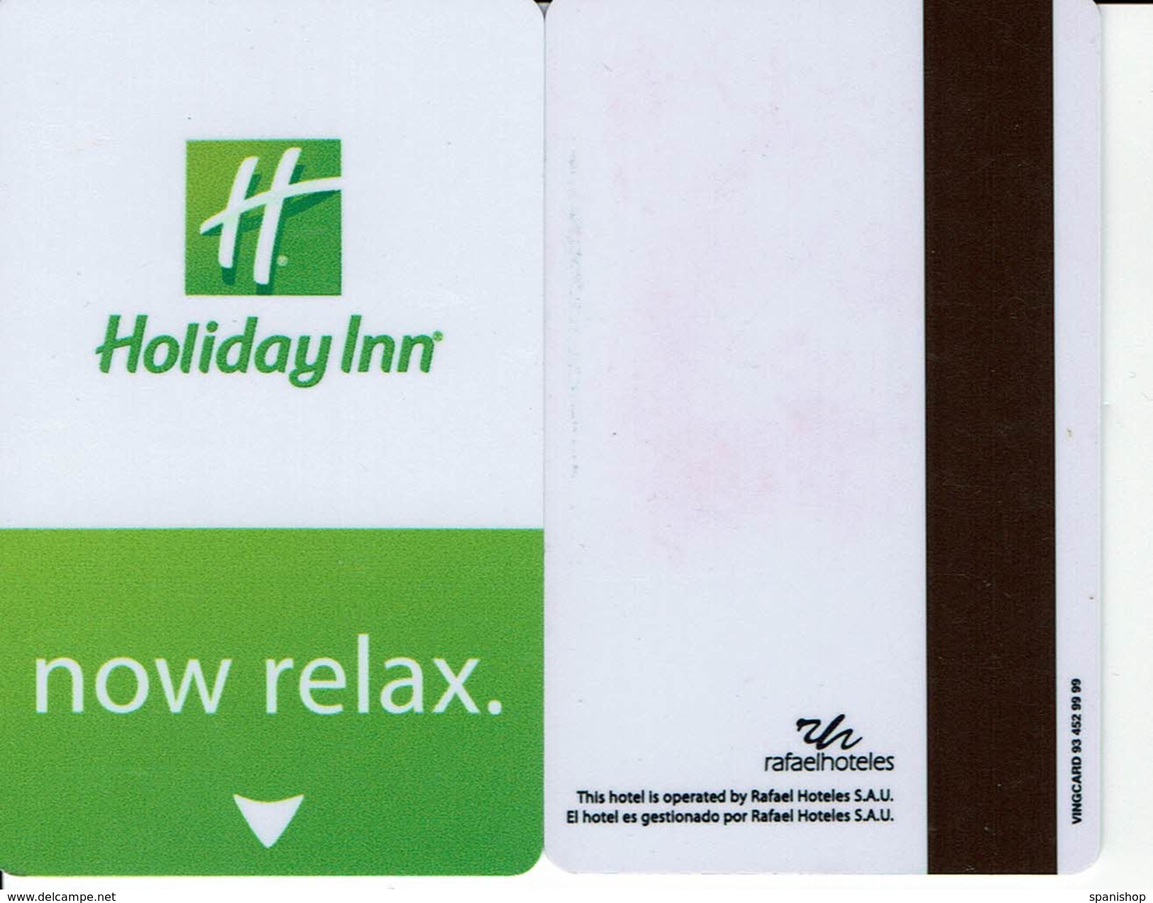 HOTEL RAFAEL HOLIDAY INN    KEY CARD LLAVE KEYCARD HOTELKARTE CLEF - Etiketten Van Hotels