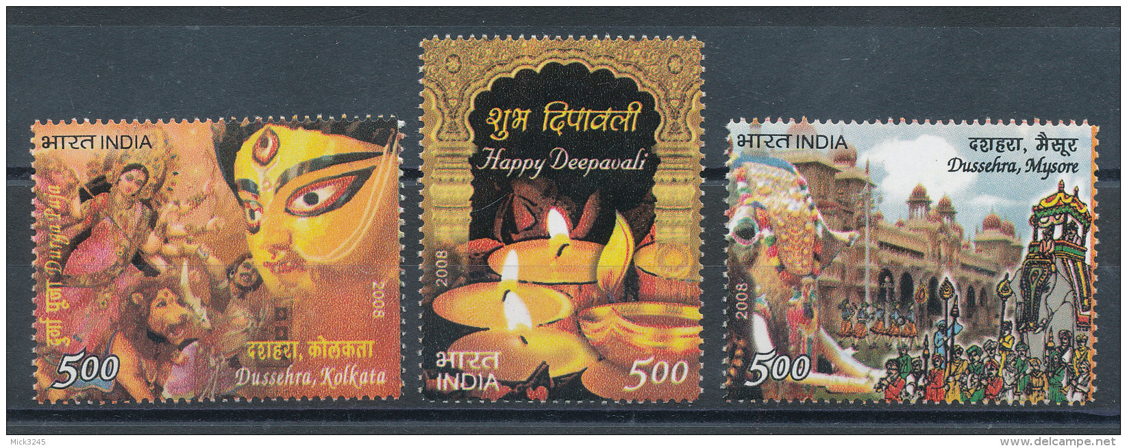 Inde 2008** Festivals En Inde - Unused Stamps