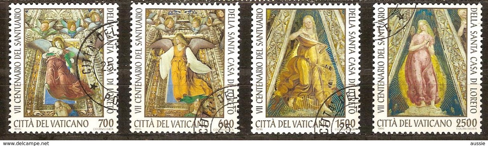 Vatican Vatikaanstad 1995 Yvertn° 1000-1003 (°) Oblitéré Used Cote 9,00 Euro - Oblitérés