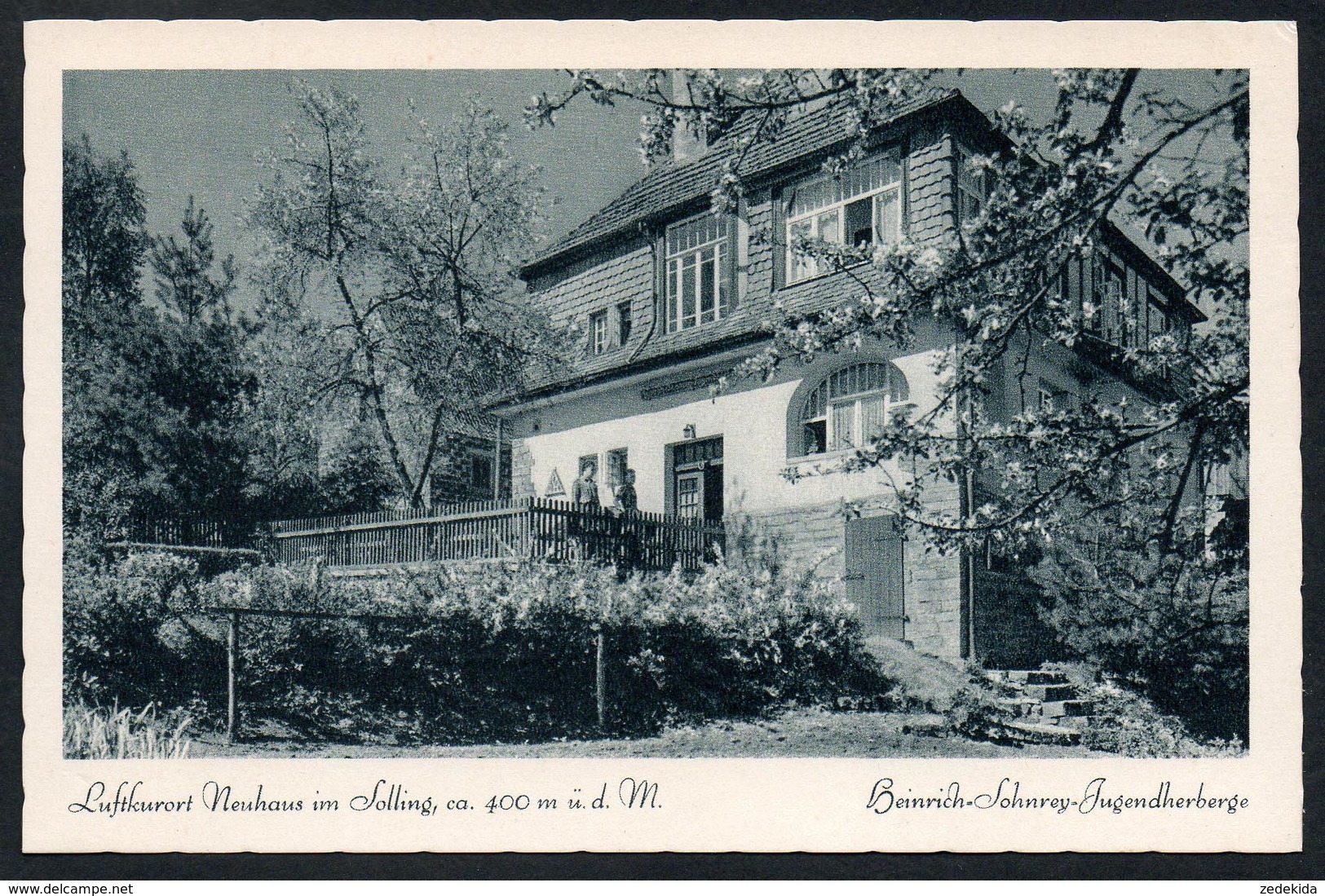 9416 - Alte Ansichtskarte - Neuhaus - Jugendherberge Heinrich Sohnrey - N. Gel - TOP - Holzminden