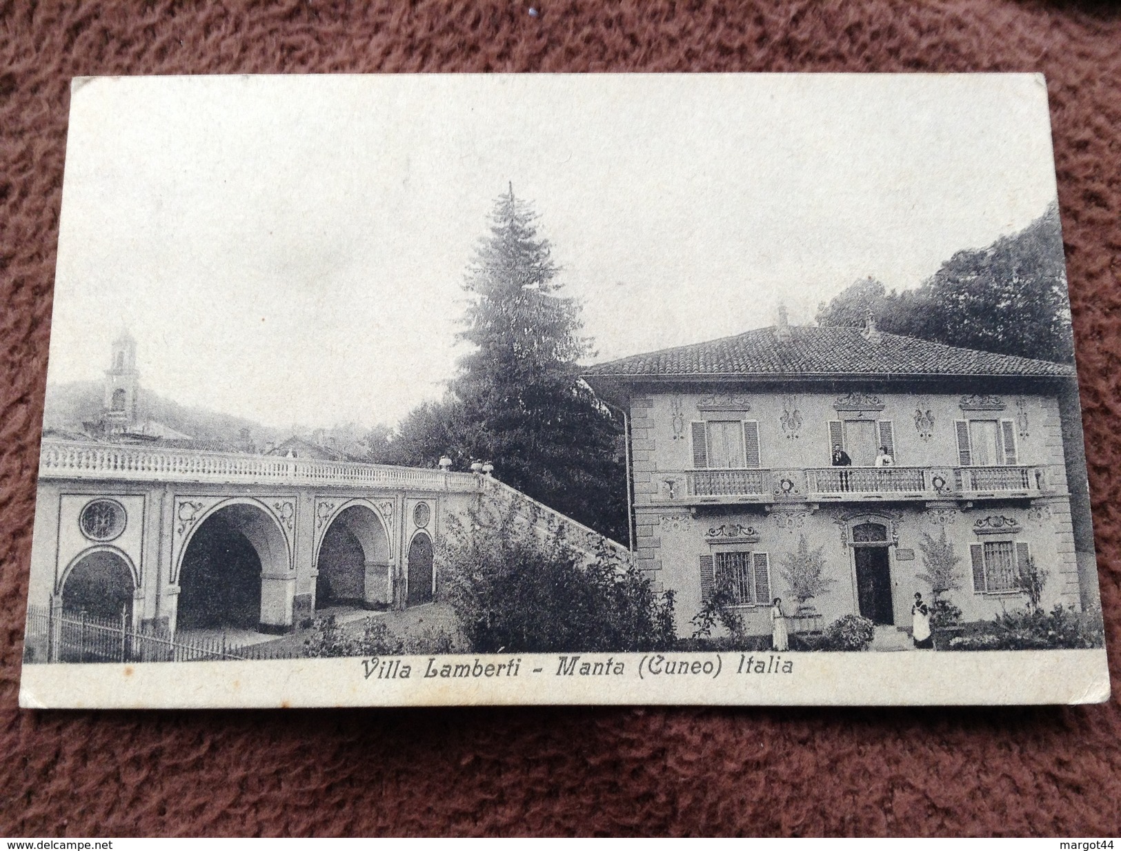 CARTE POSTALE    ITALIE CUNEO  MANTA VILLA LAMBERTI          VOIR PHOTOS - Cuneo