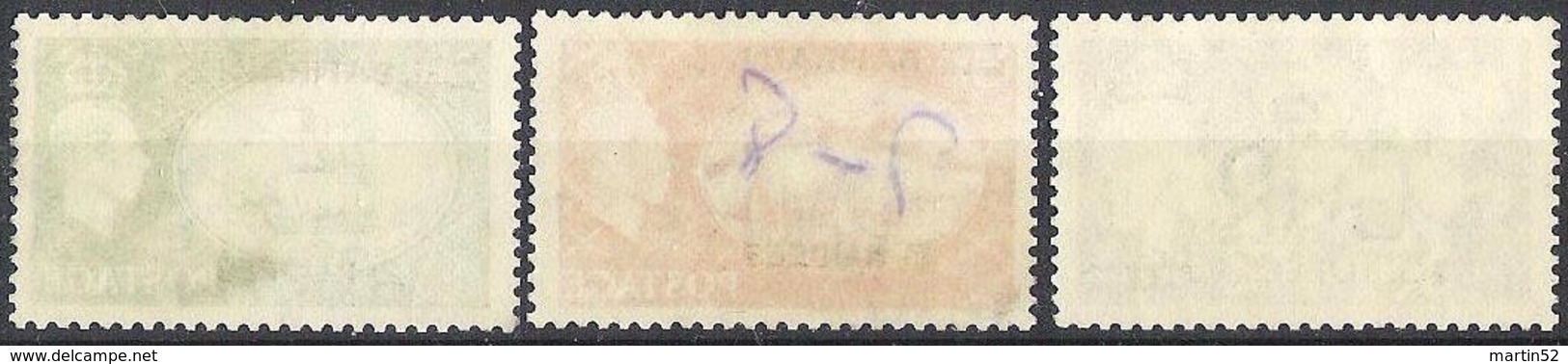 Bahrain 1951: Michel-No.78-80 SG Or Scott 77-79 High Values GVIR - Bahrain (...-1965)