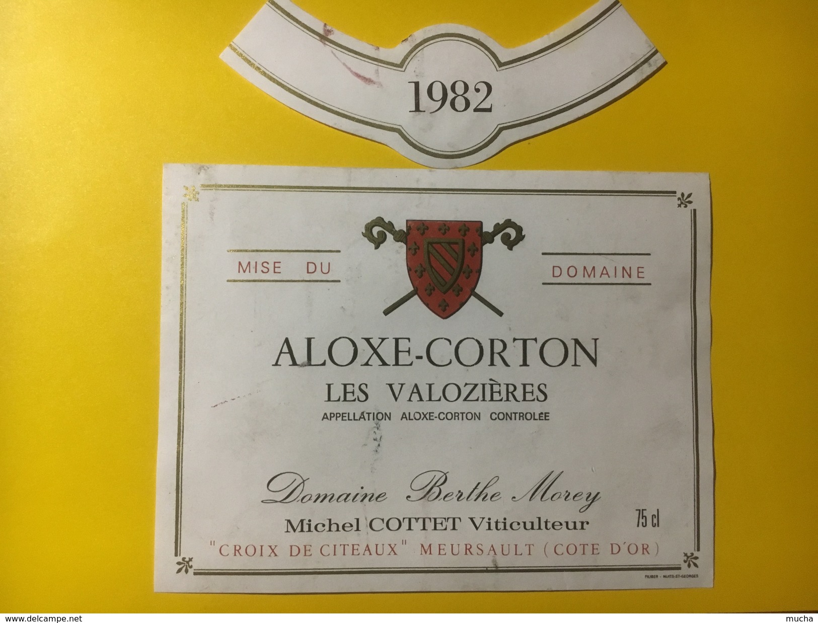 3162 -  Aloxe-Corton Les Valozières 1982 - Bourgogne