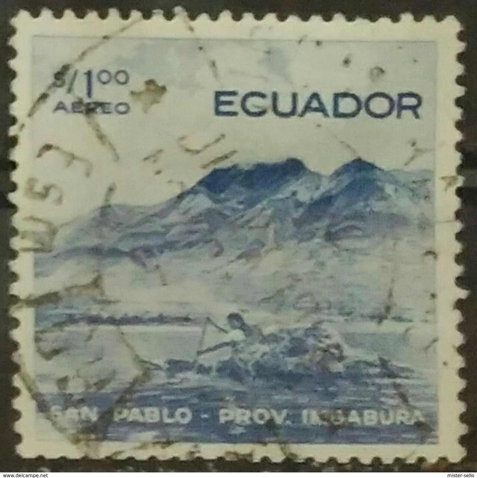 ECUADOR 1955 Local Motives. USADO - USED. - Equateur