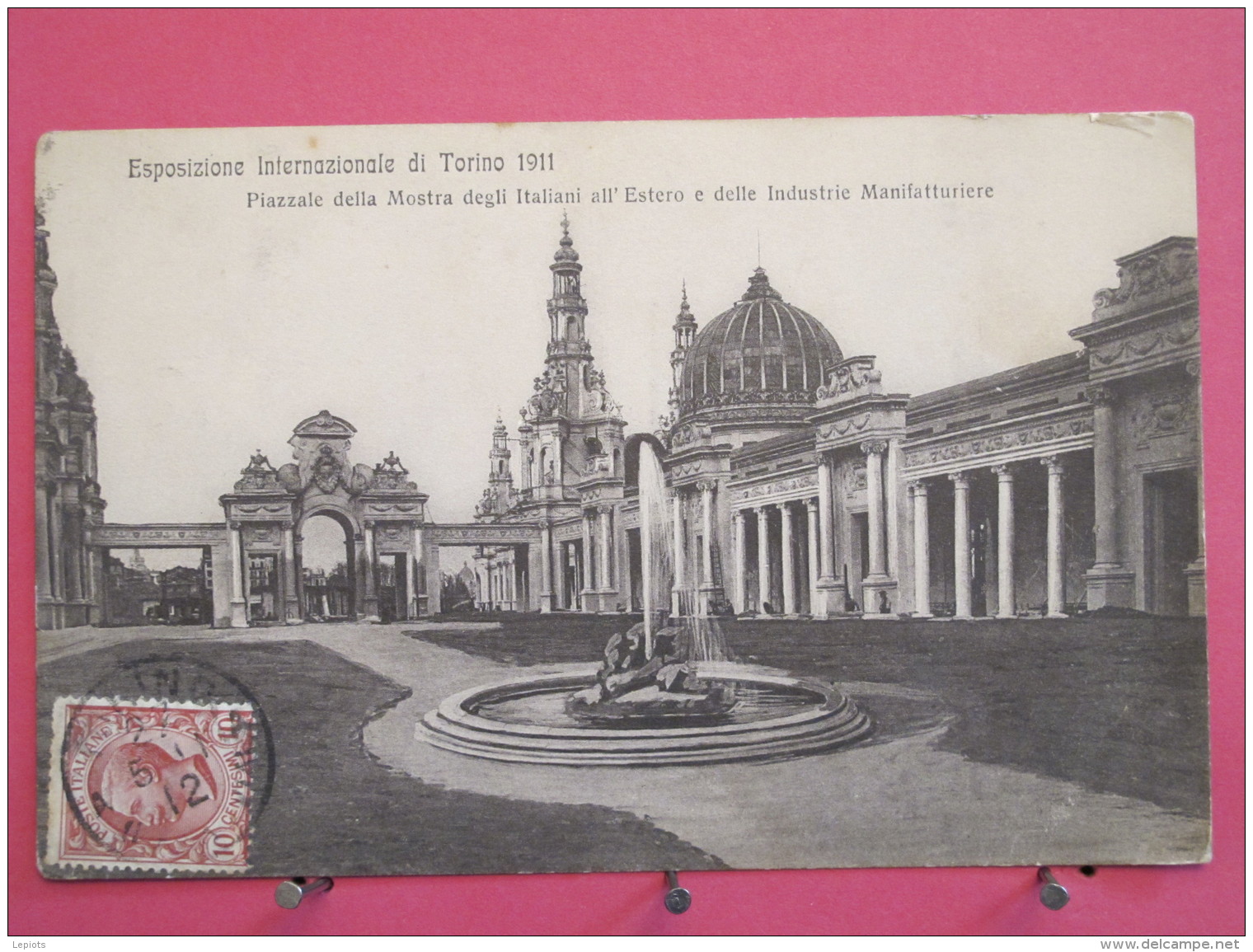 Italie - Torino - Exposizione Internazionale 1911 - Piazzale Della Mostra Degli Italliani All'Estero - Scans Recto-verso - Expositions