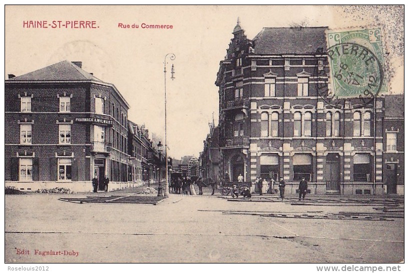 HAINE-SAINT-PIERRE : Rue Du Commerce - Sonstige & Ohne Zuordnung