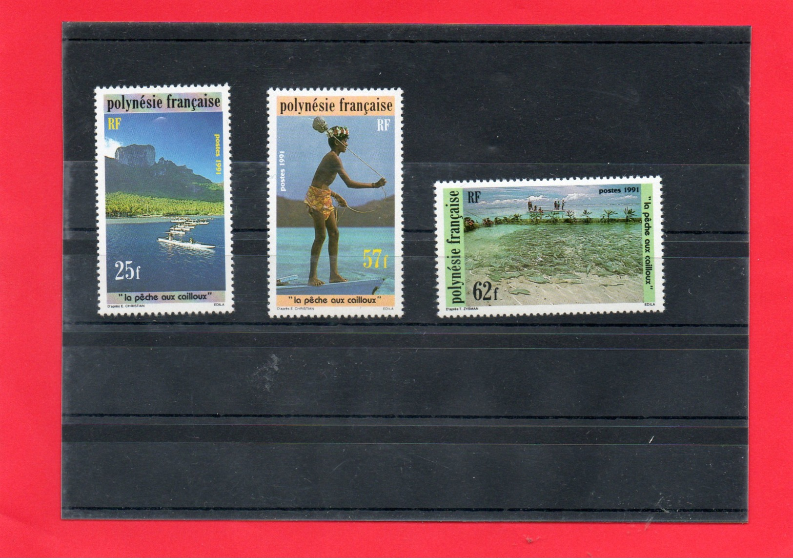 Polynésie  (3 Valeurs Neuves **N°390/92 ) - Collections (sans Albums)