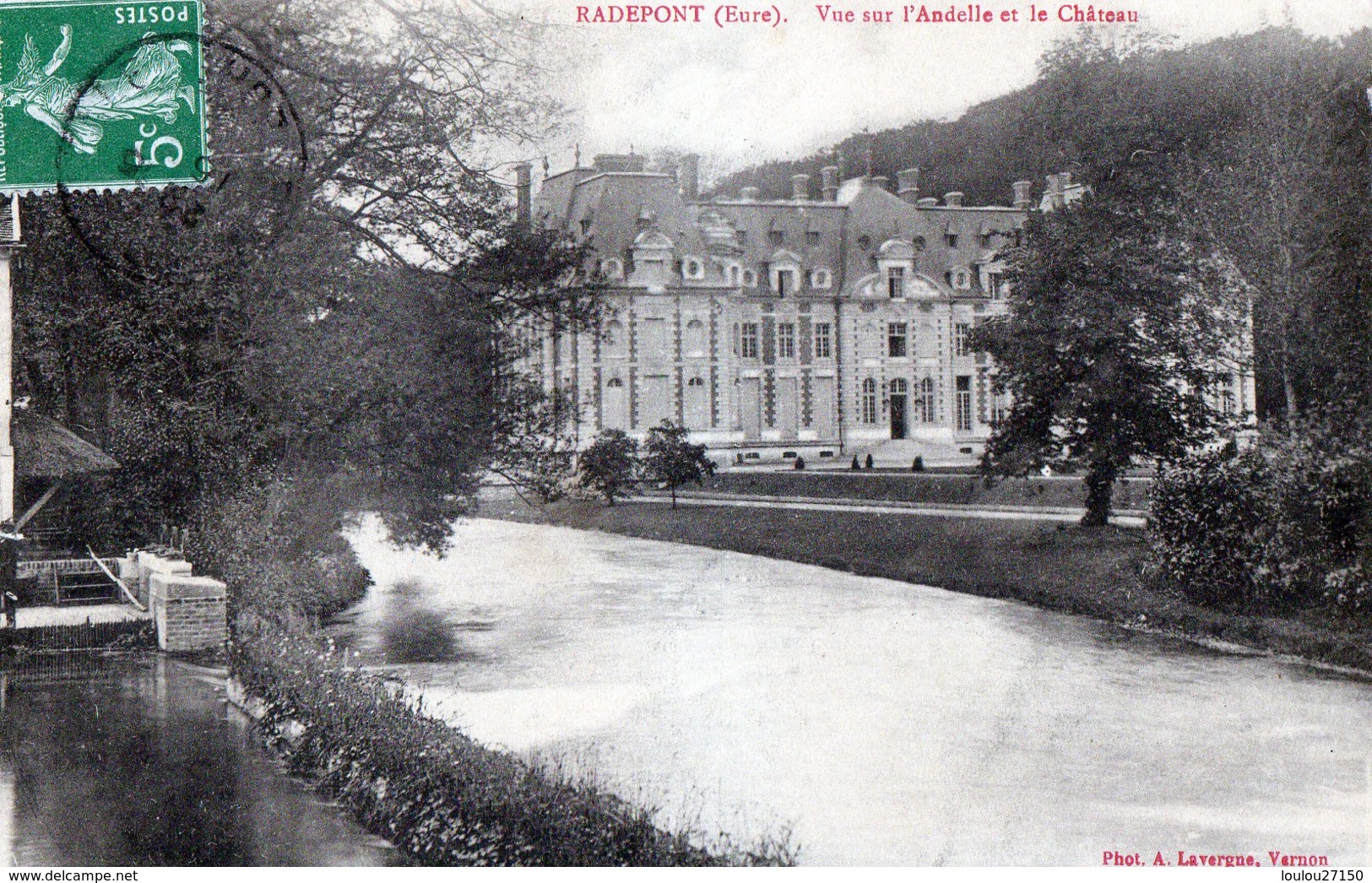 RADEPONT (Eure) - Vue Sur L'Andelle Et Le Château - Other & Unclassified