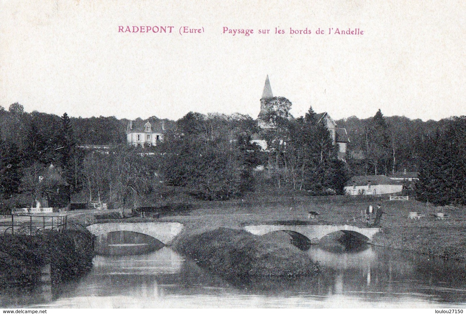 Radepont (Eure) - Paysage Sur Les Bords De L'Andelle - Autres & Non Classés