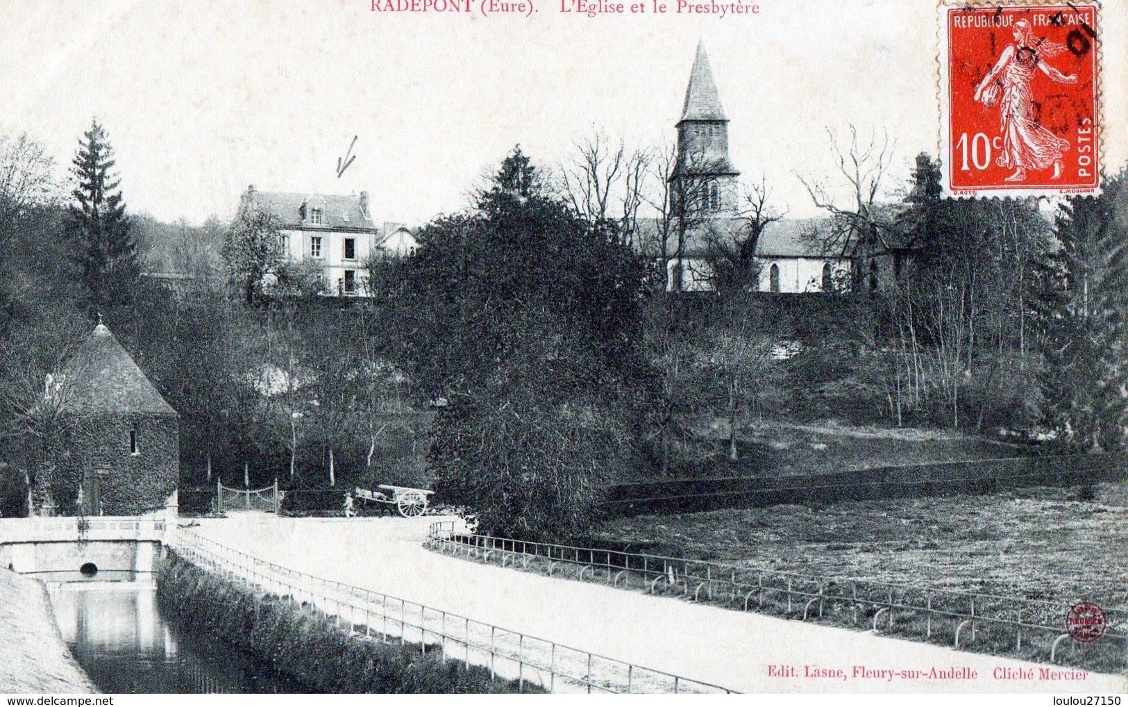 Radepont (Eure) - L'Eglise Et Le Presbytèse - Other & Unclassified