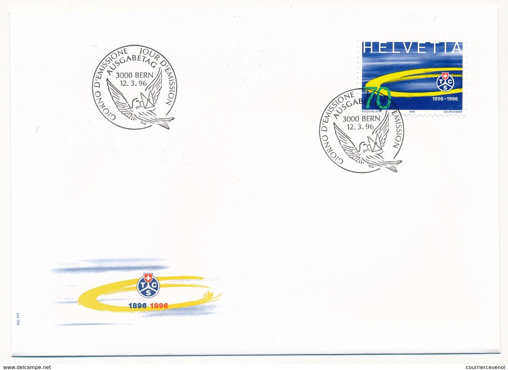 SUISSE -  FDC 1996 - Timbres Poste Spéciaux - 6 Enveloppes (Donner Des Chances, Piaget ...) - FDC