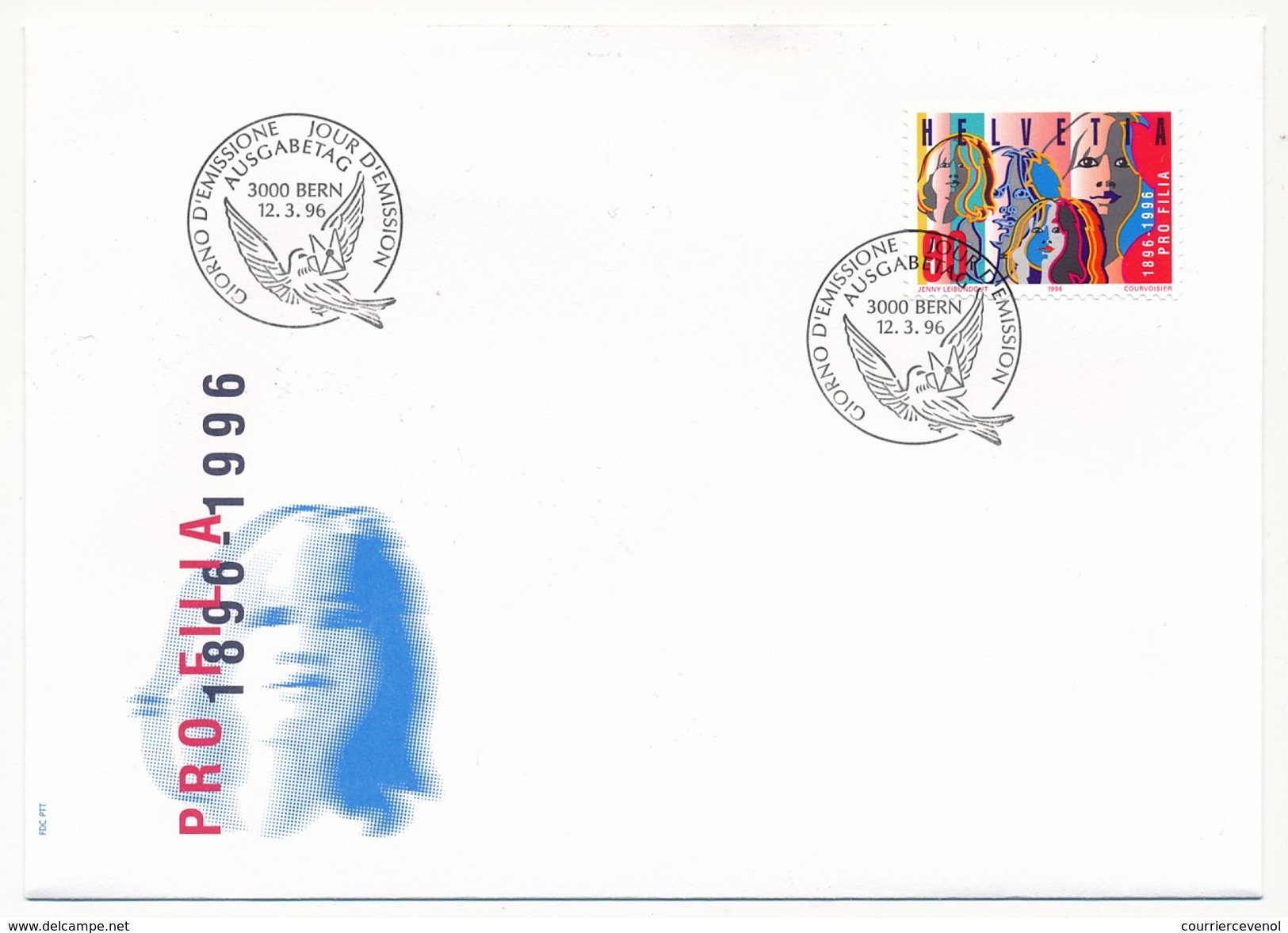 SUISSE -  FDC 1996 - Timbres Poste Spéciaux - 6 Enveloppes (Donner Des Chances, Piaget ...) - FDC