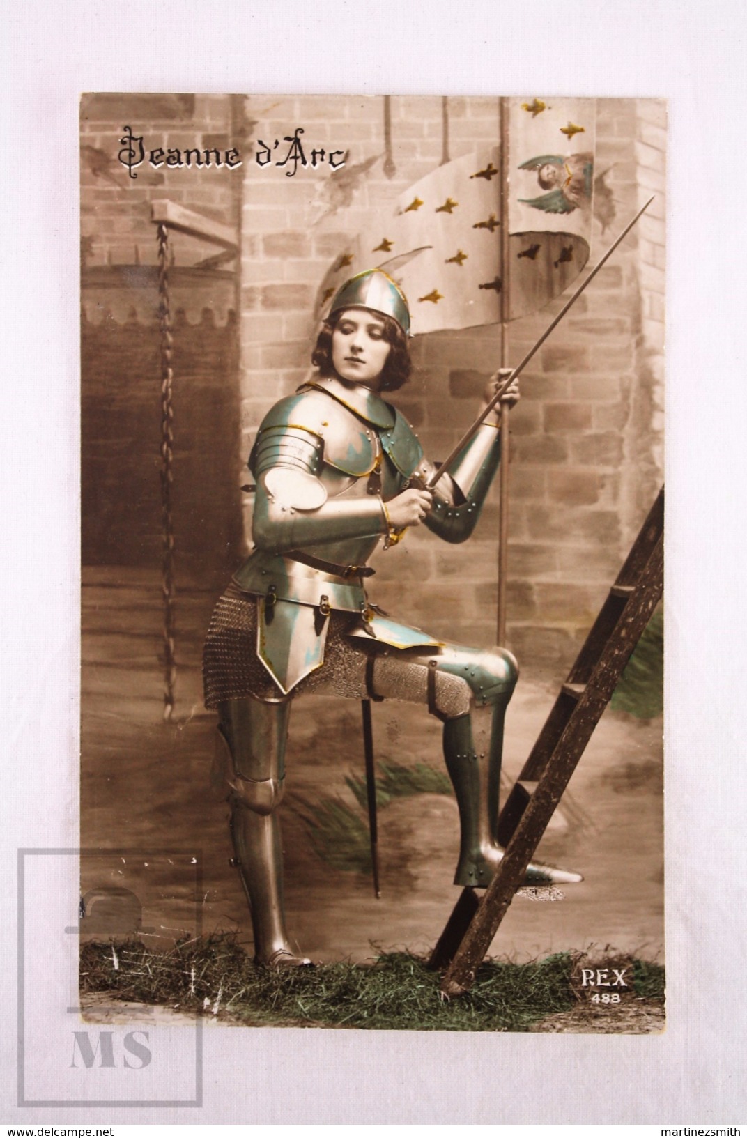 Old Real Photo Postcard/ Real Photograph: Jeanne D'Arc/ Joan Of Arc - Historia