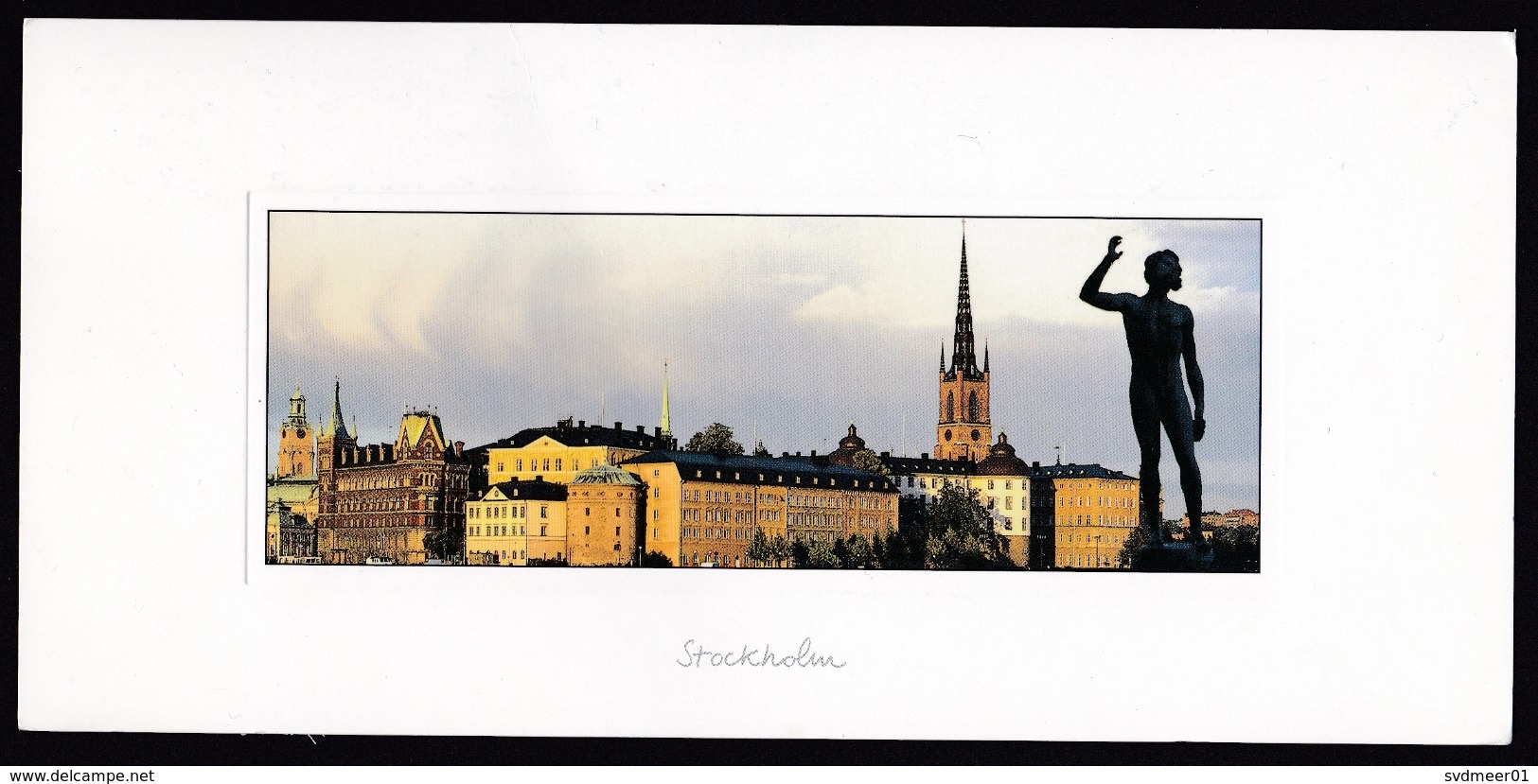 Sweden: PPC Picture Postcard To Netherlands, 2009, 2 Stamps, King, Priority Label, Card: Stockholm (traces Of Use) - Storia Postale