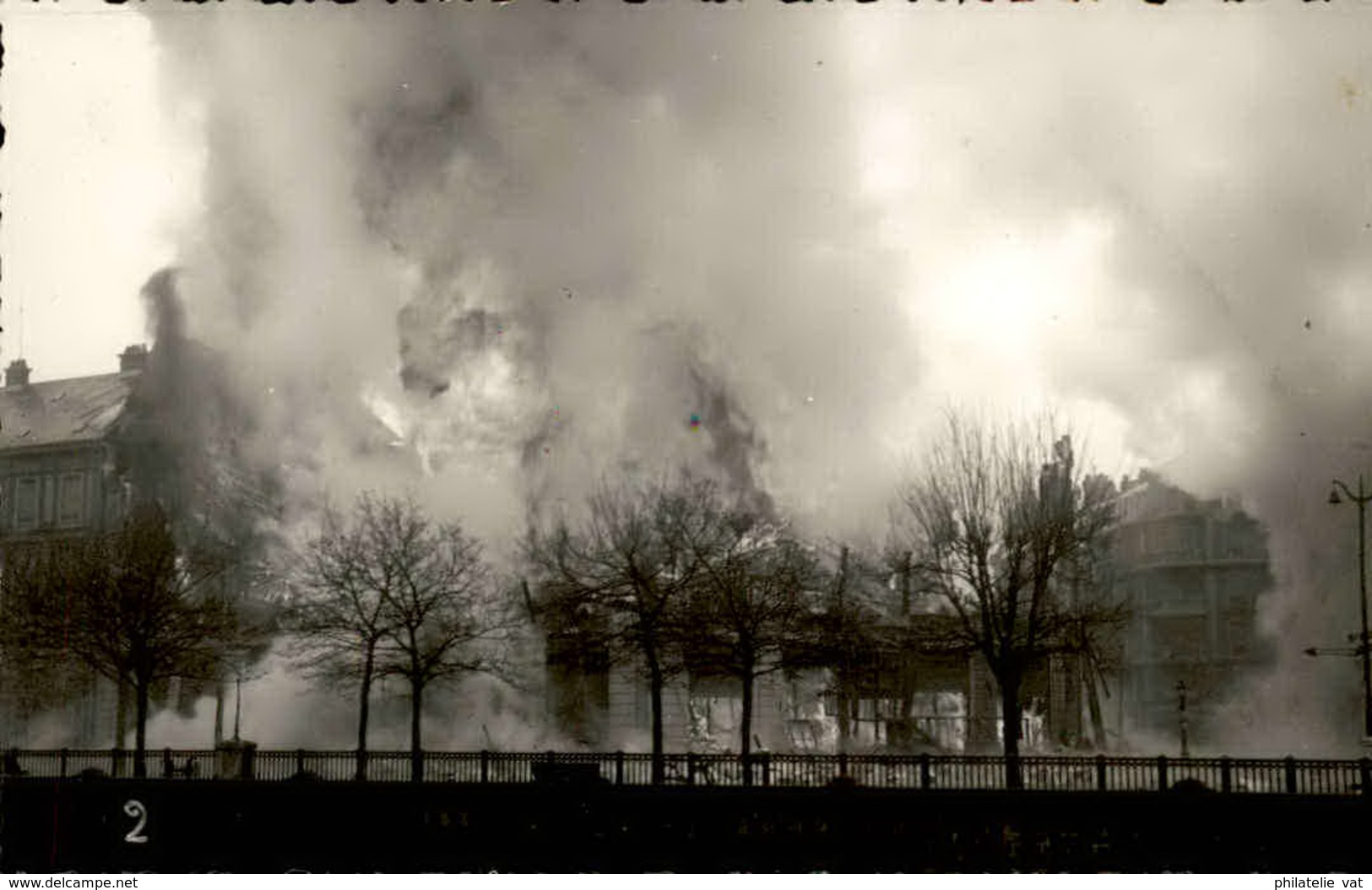 BELFORT - Carte Photo De L'incendie Des Galeries Modernes - Janvier 1940 - Très Bon étét - Rare - P20920 - Belfort - Ville