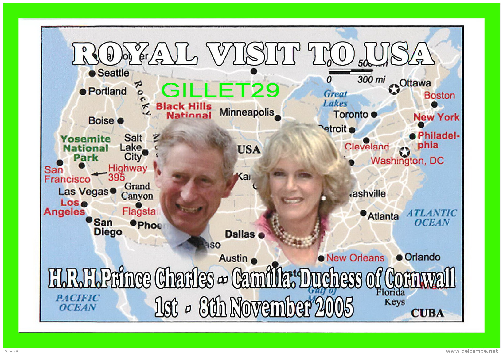 ROYAL FAMILY - H.R.H. PRINCE CHARLES &amp; CAMILLA, DUCHESS OF CORNWALL IN 2005 VISIT TO USA - - Koninklijke Families