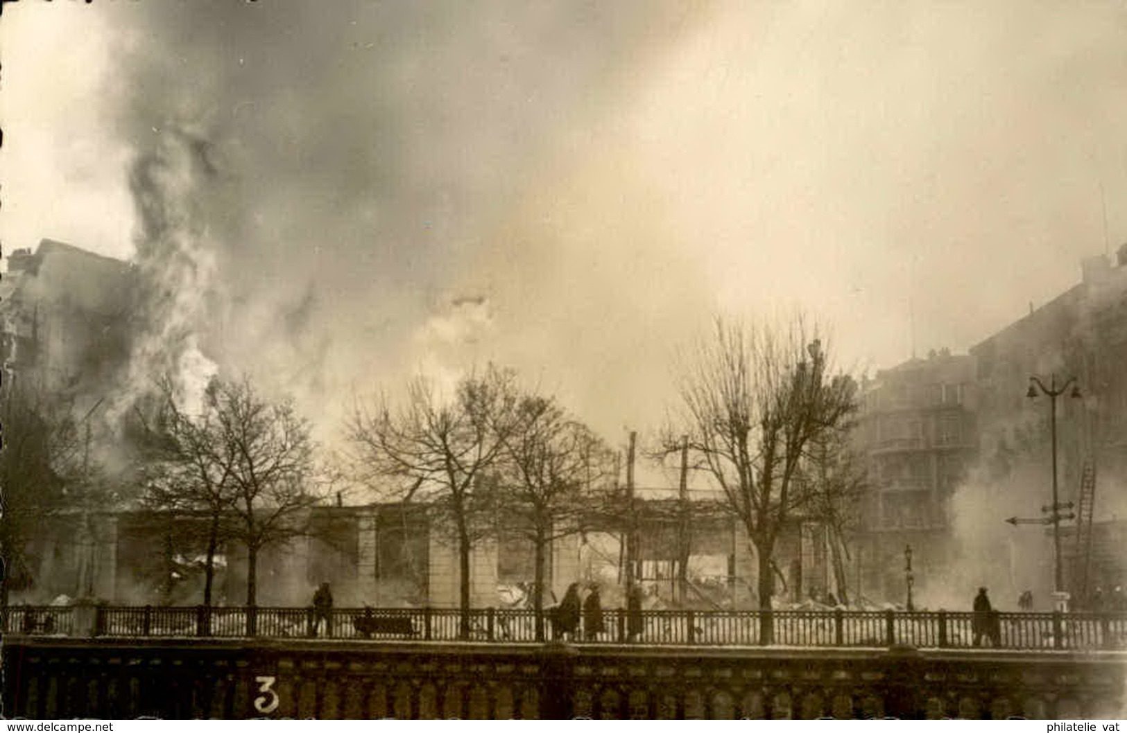 BELFORT - Carte Photo De L'incendie Des Galeries Modernes - Janvier 1940 - Très Bon étét - Rare - P20921 - Belfort - Ville