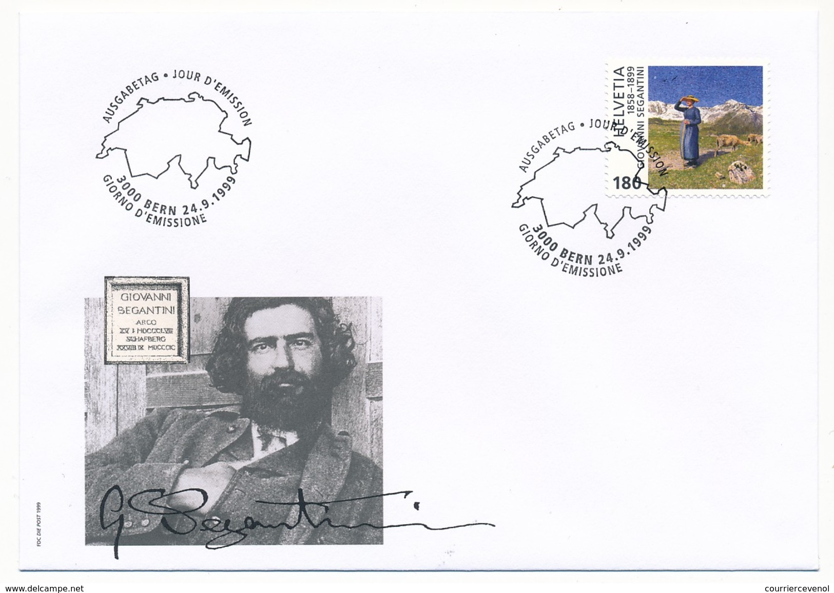 SUISSE -  FDC 1999 - Timbres Poste Spéciaux - 5 Enveloppes - BERNE - FDC