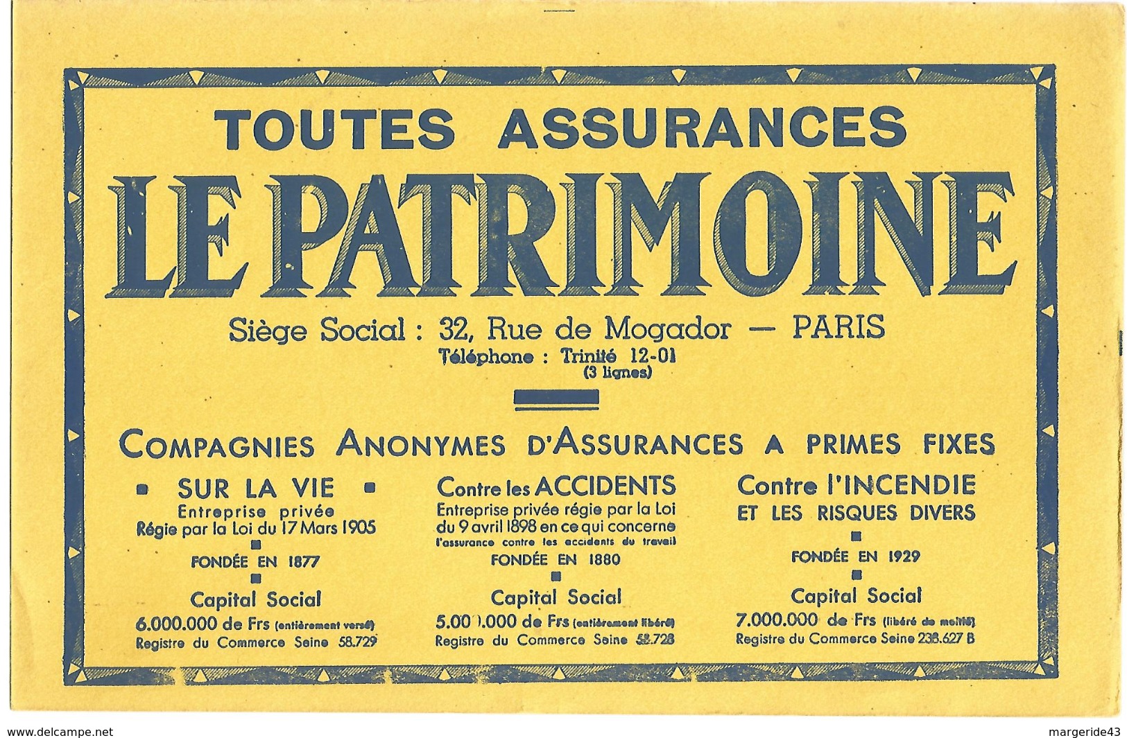 BUVARD ASSURANCES LE PATRIMOINE - Autres & Non Classés