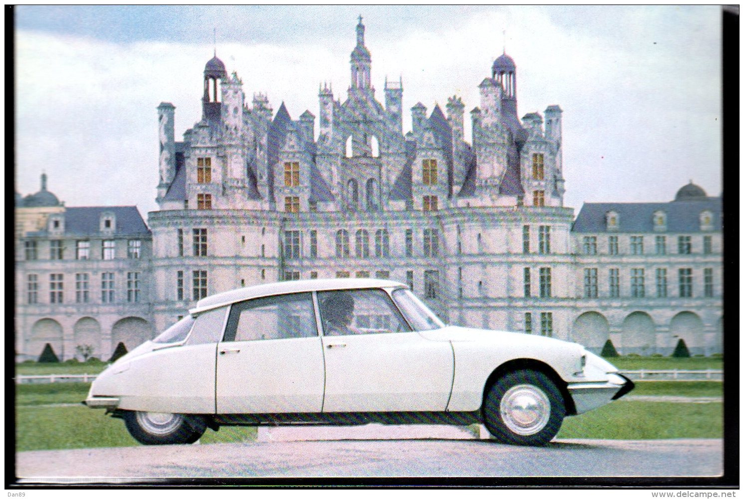 770 - Citroen DS 19 Chambord V.1966 - Carte Postale Originale Publicité USA - Original Dealer Advertising Postcard - Voitures De Tourisme