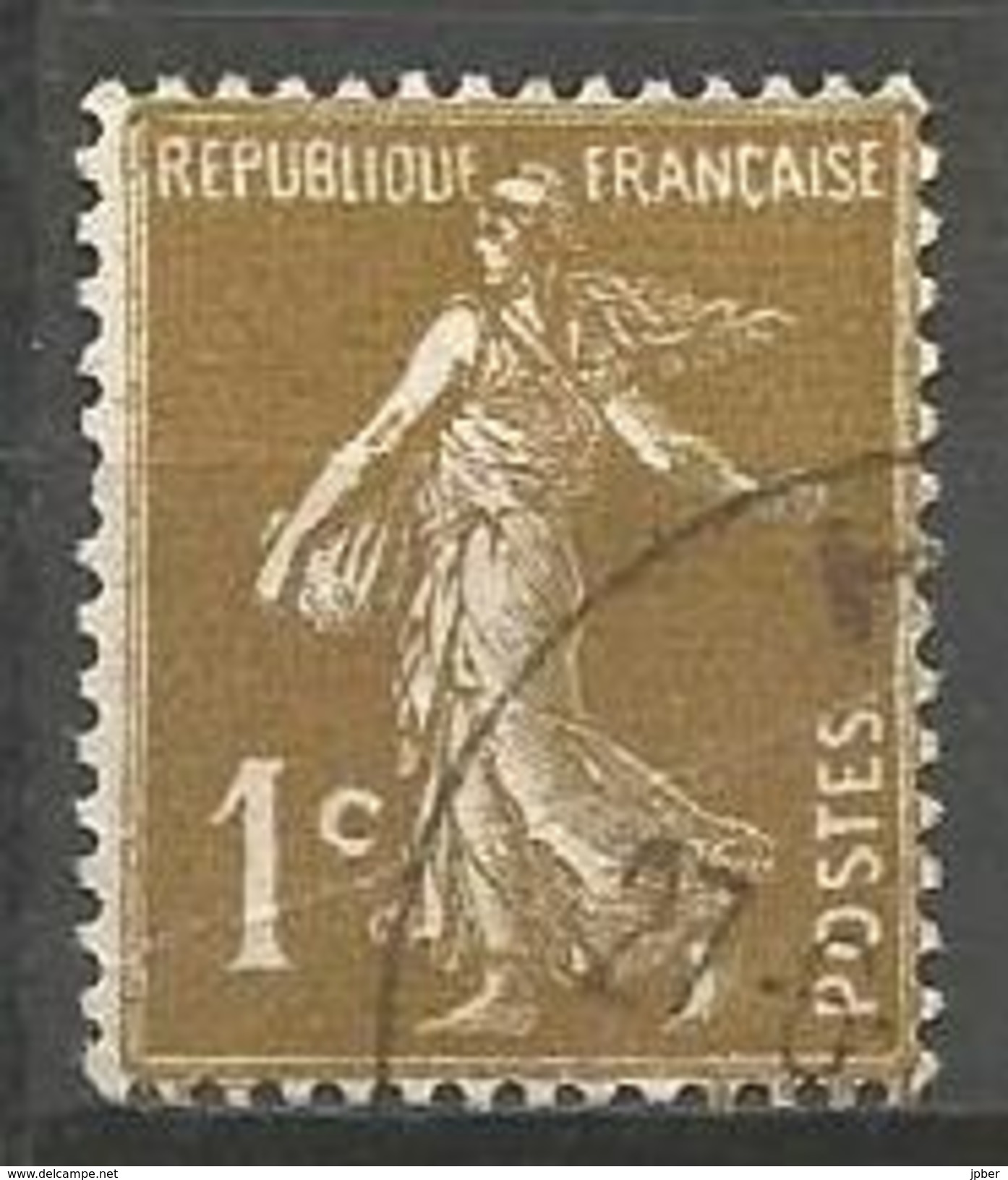 France - F1/287 - Type Semeuse Camée - N°277A Obl. - 1906-38 Sower - Cameo