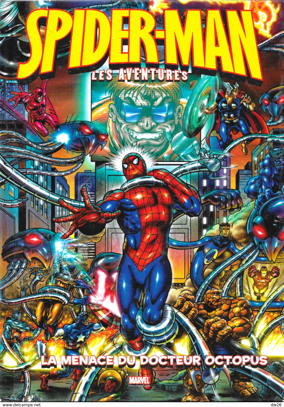 Lot De 3 BD Spiderman, Les Aventures (1, 2, 3): Un Lézard Diabolique, La Menace Du Dr Octopus, Le Retour Du Bouffon Vert - Spider-Man