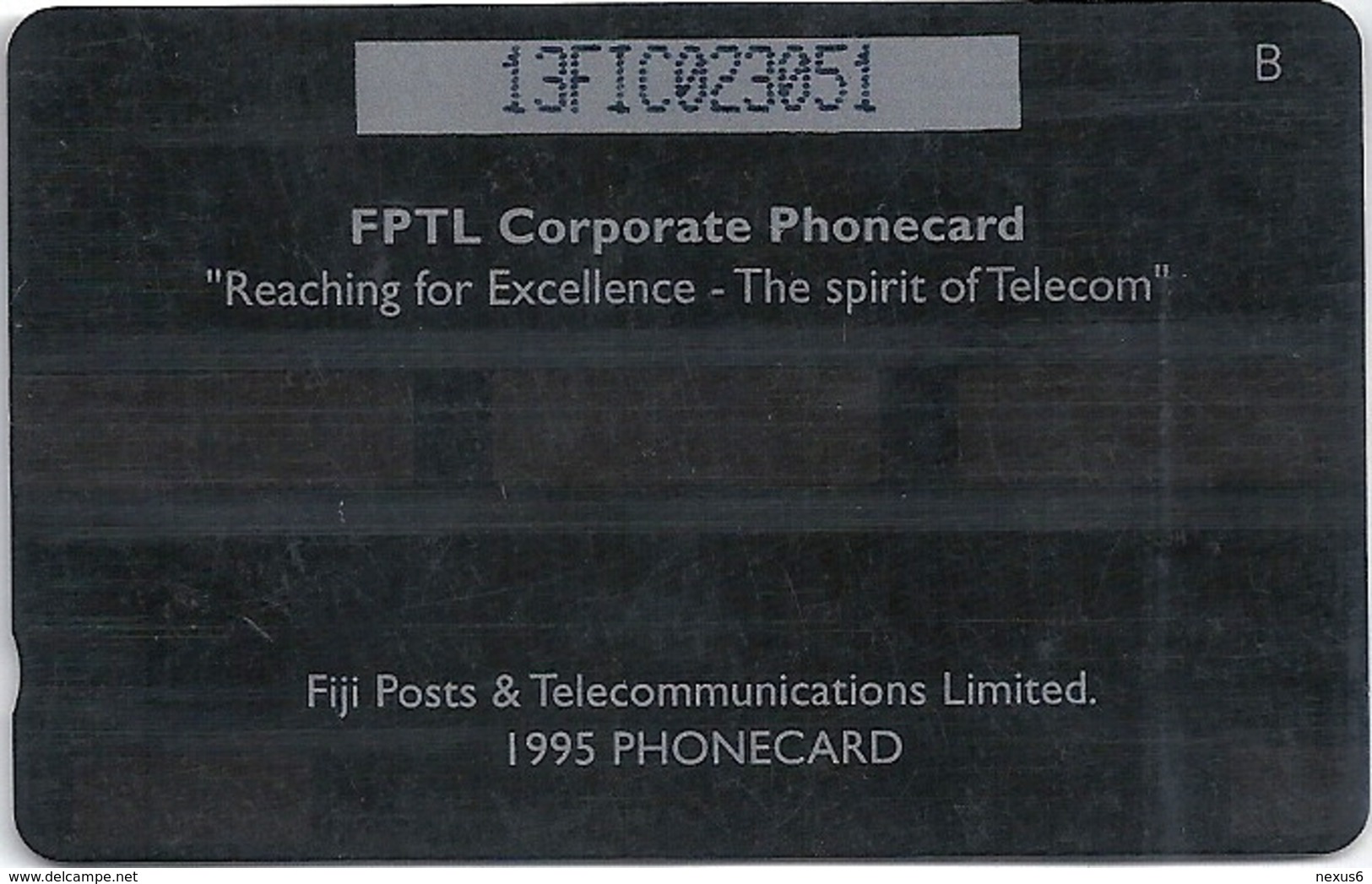 Fiji - Computer Terminal Phone Shop - 13FIC - 61.850ex, 1995, Used - Fidji